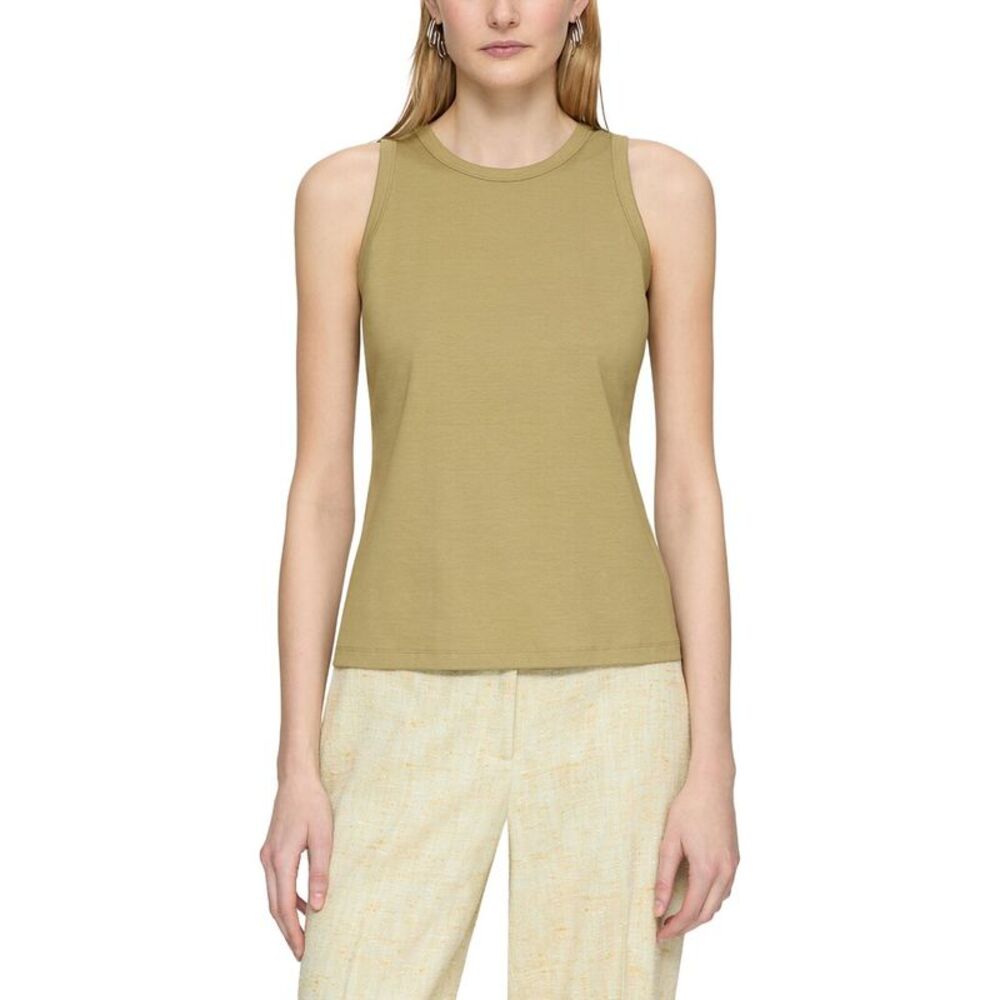 Lafayette 148 New York Womens Racerback Tank, Green - Picture 1 of 3